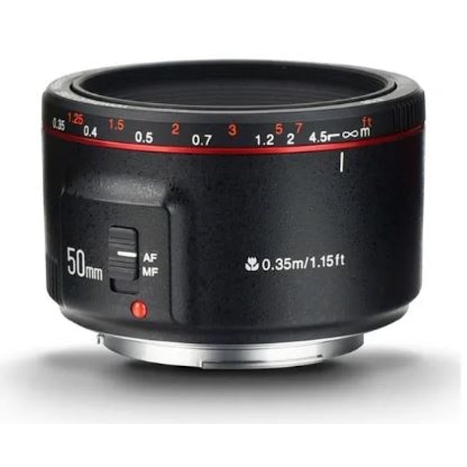 Yongnuo 50mm F/1.8 II for Canon Translation missing: id.activerecord.decorators.item_part_image/alt