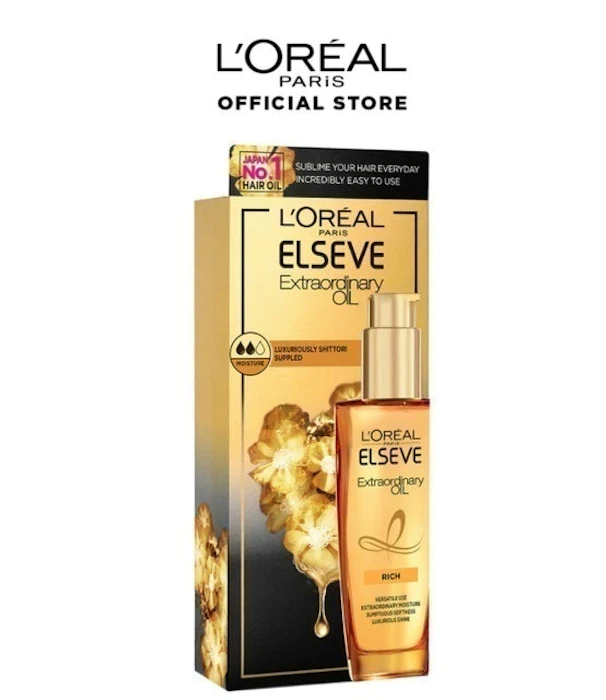 L'Oreal Paris Elvive Extraordinary Oil Gold Hair Treatment Serum Translation missing: id.activerecord.decorators.item_part_image/alt