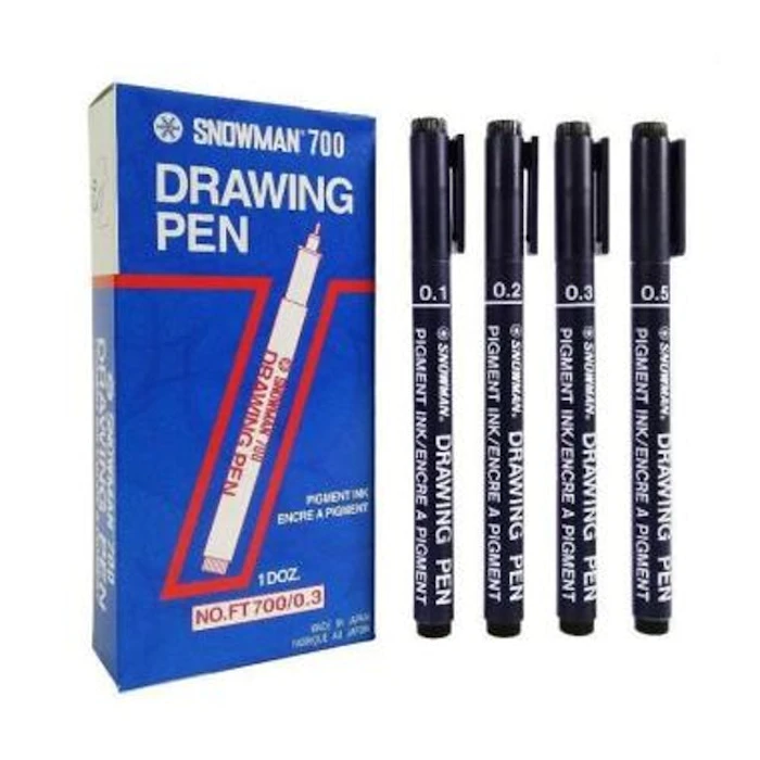Snowman Drawing Pen Translation missing: id.activerecord.decorators.item_part_image/alt