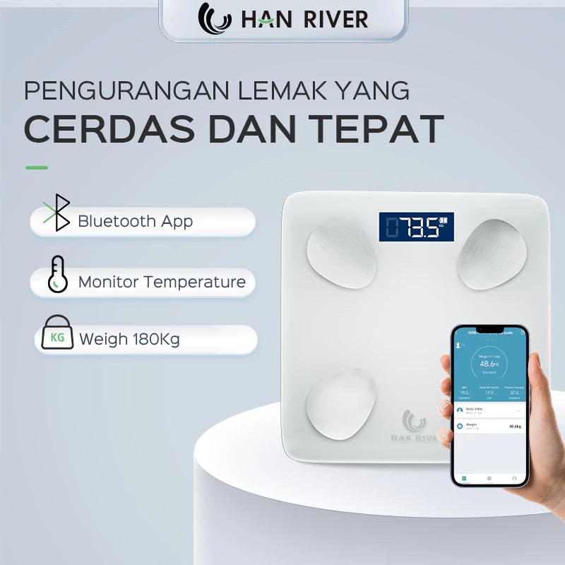  HAN RIVER Smart Body Fat Scale  HRTZC01WT