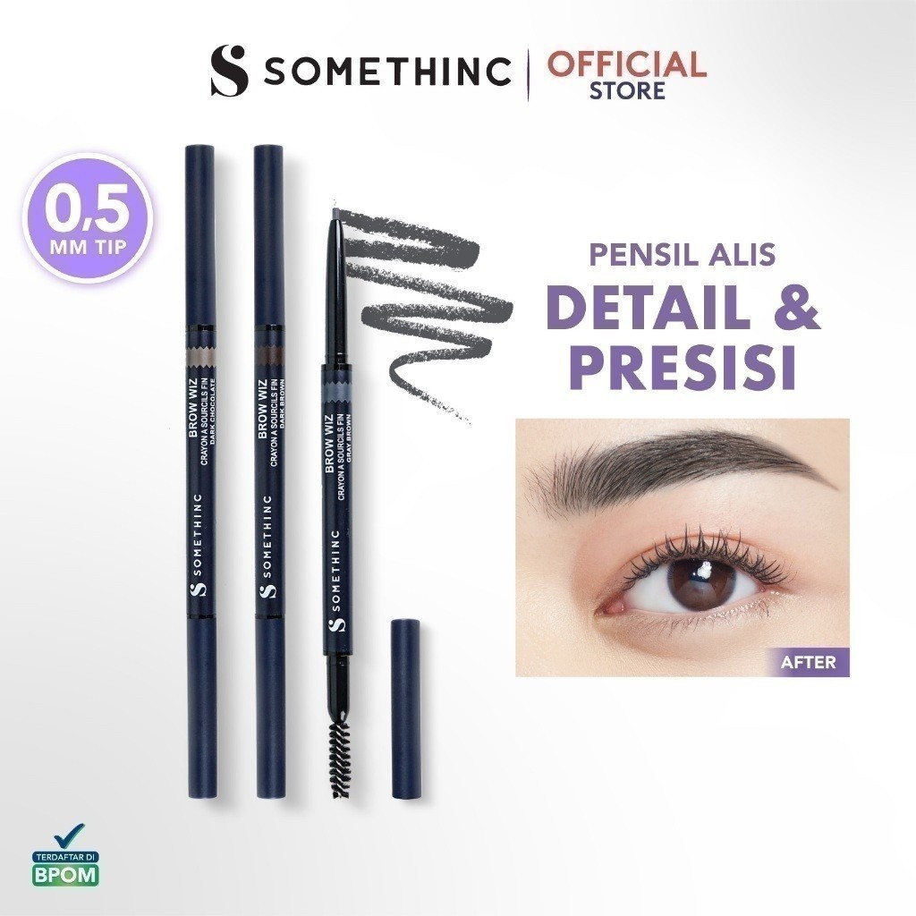 Royal Pesona Indonesia SOMETHINC BROW WIZ Retractable Eyebrow Gray Brown