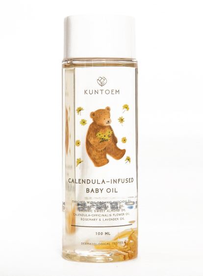 Calendula-Infused Baby Oil 1