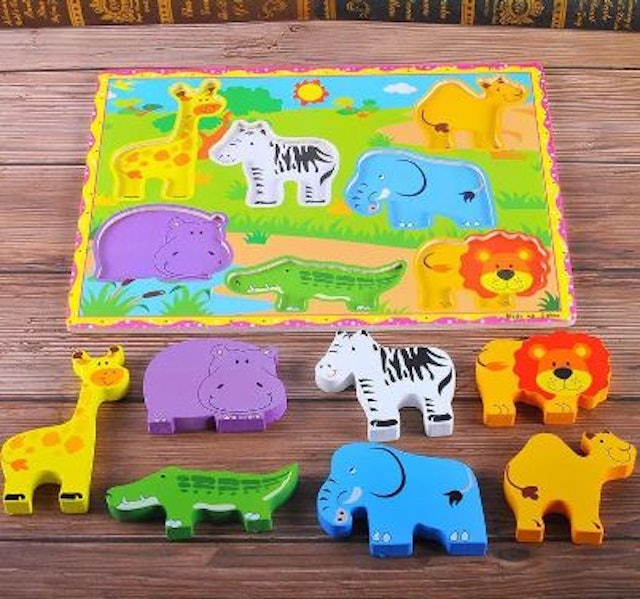 Edufuntoys Chunky Puzzle Animals