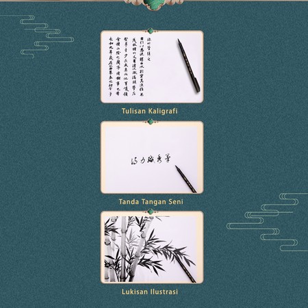 Deli Pena Kaligrafi Tebal 75514