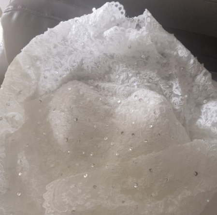  Muslim Women White Wedding Gown