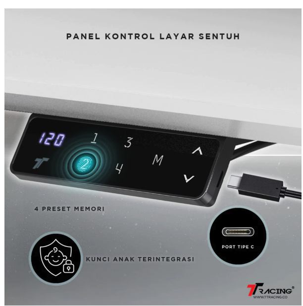 TTRacing Indonesia TTRacing TITUS X Smart Desk