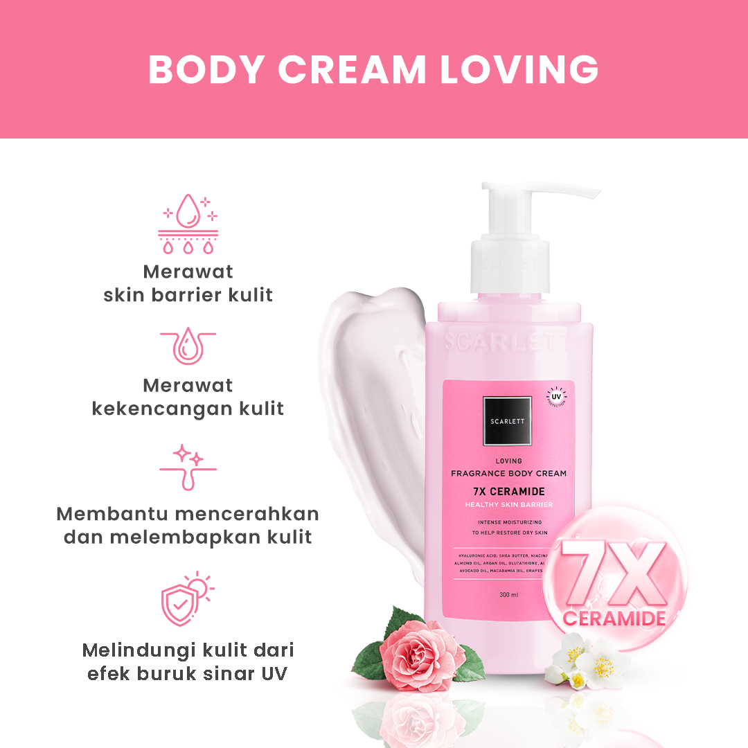 Opto Lingkar Sejahtera Scarlett Whitening Loving Body Cream