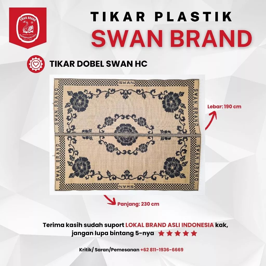 Lumbung Rejeki Swan Tikar Lipat HC