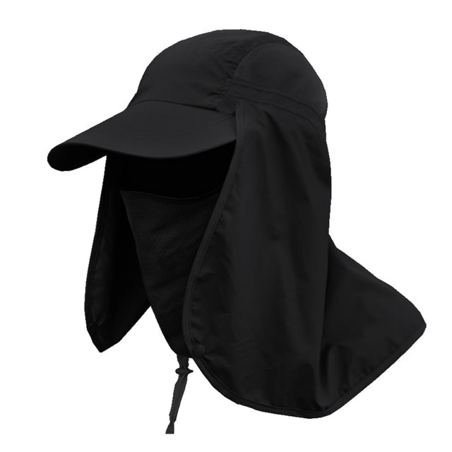 Elfs Active Topi Mancing Anti UV Masker Jepang Outdoor Hat