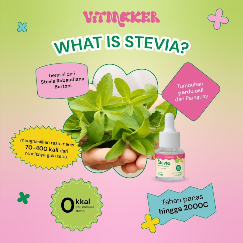 Vitmaker Liquid Stevia Pemanis Alami 4