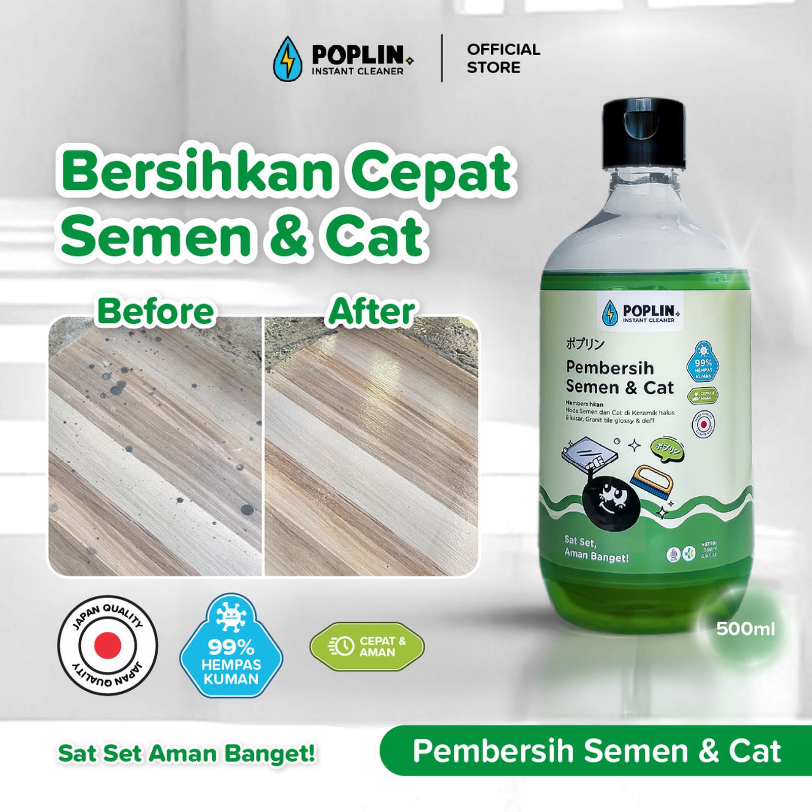 Poplin Instant Cleaner Pembersih Semen & Cat 5