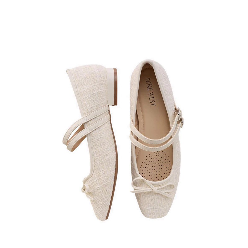  Payless Nine West Womens Philia Flats Off White