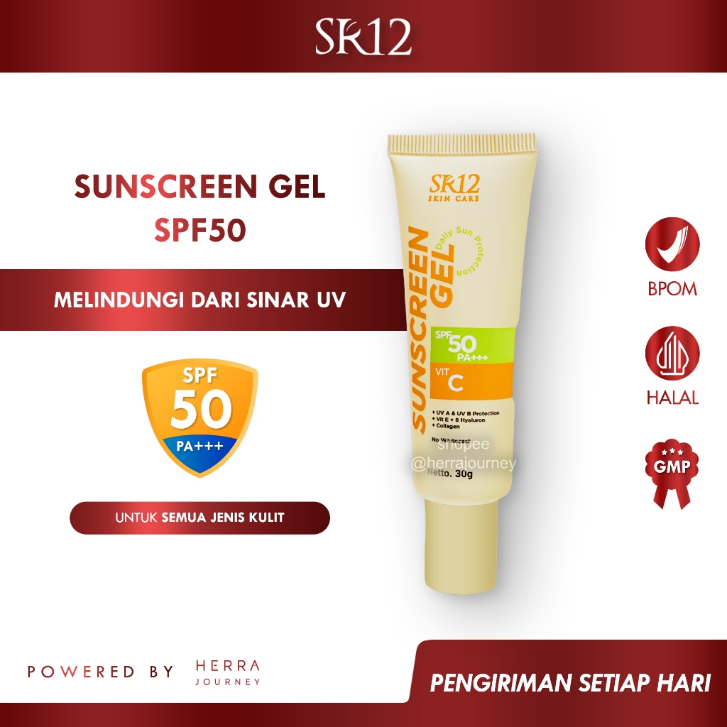 SR12 Skincare Sunscreen Gel