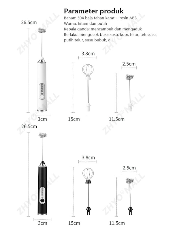 ZHYO Whisk Radio-Operated Eggbeater 5