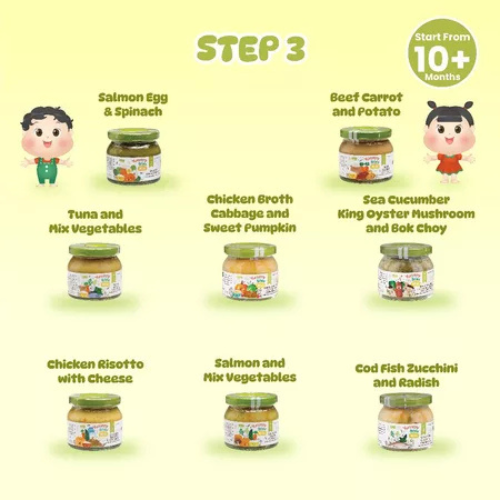 Leon Boga Sentosa Yummy Bites Meal Step 3 Salmon Egg and Spinach