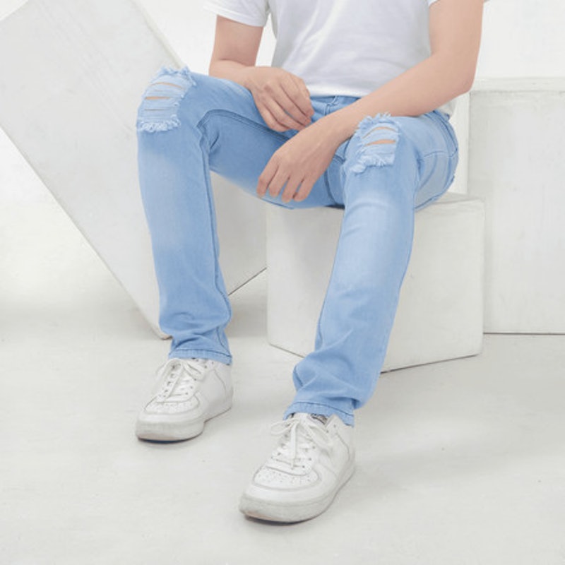 Zweckout Label Celana Jeans Pria Sobek 3