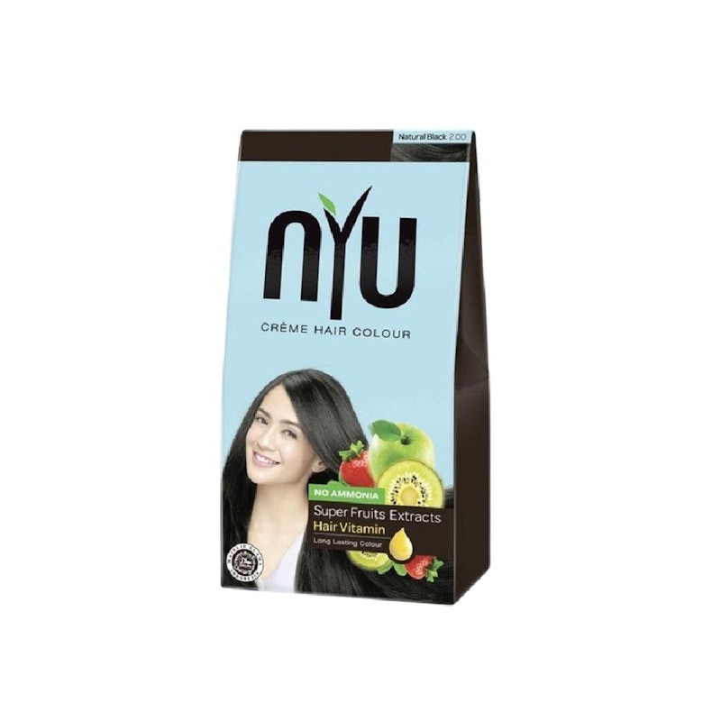 NYU Creme Hair Colour (Natural Black) 1