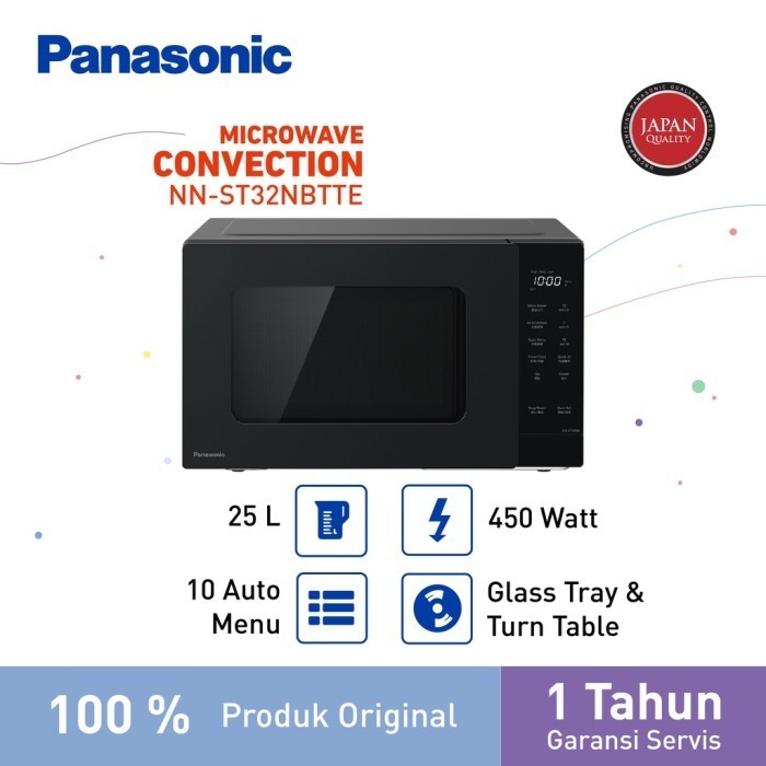 Panasonic Corporation Panasonic 25L Solo Microwave NN-ST32NBTTE