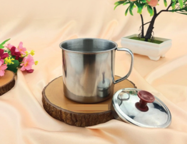 Muk Kopi/Teh Serbaguna Stainless 8 cm 330 ml