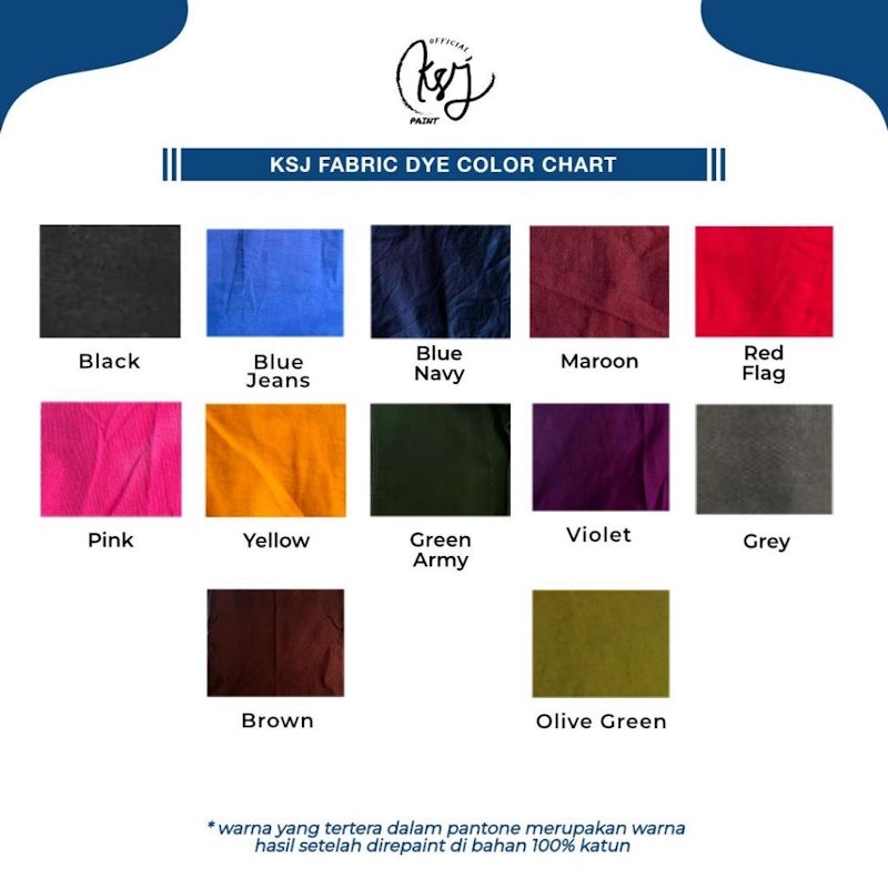 KSJ Paint Fabric Dye 4