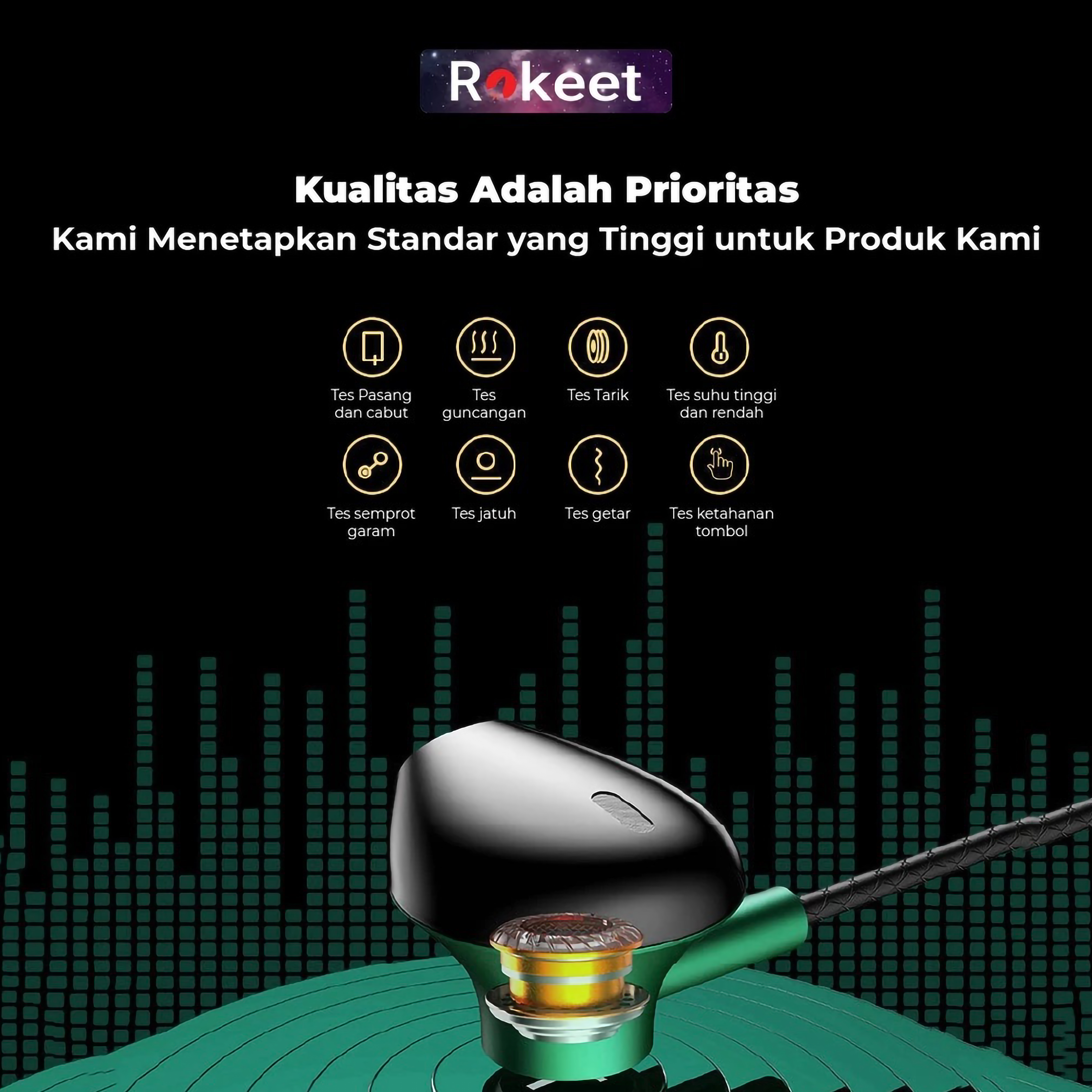  Rokeet Earphone Gaming