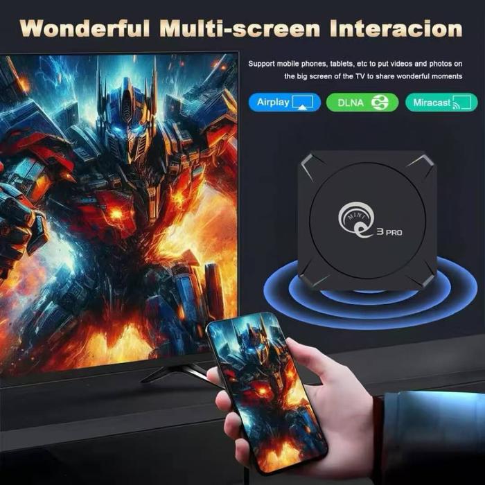  Android TV BOX Q3 PRO 4K