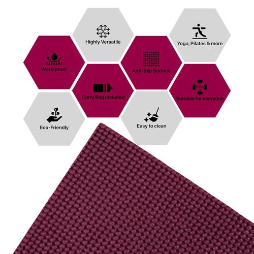 Kettler Matras Yoga Maroon 8 mm 4