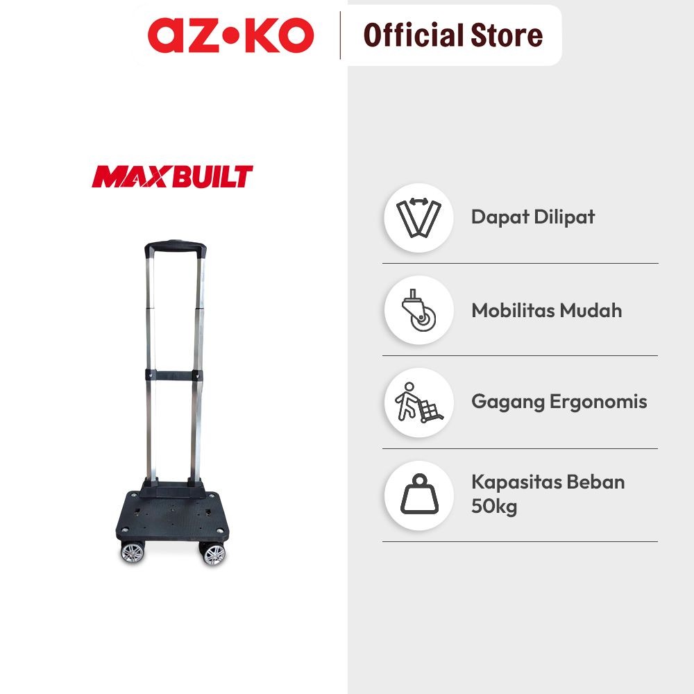 Maxbuilt Troli Barang Lipat 50 Kg HRJRJ08BU
