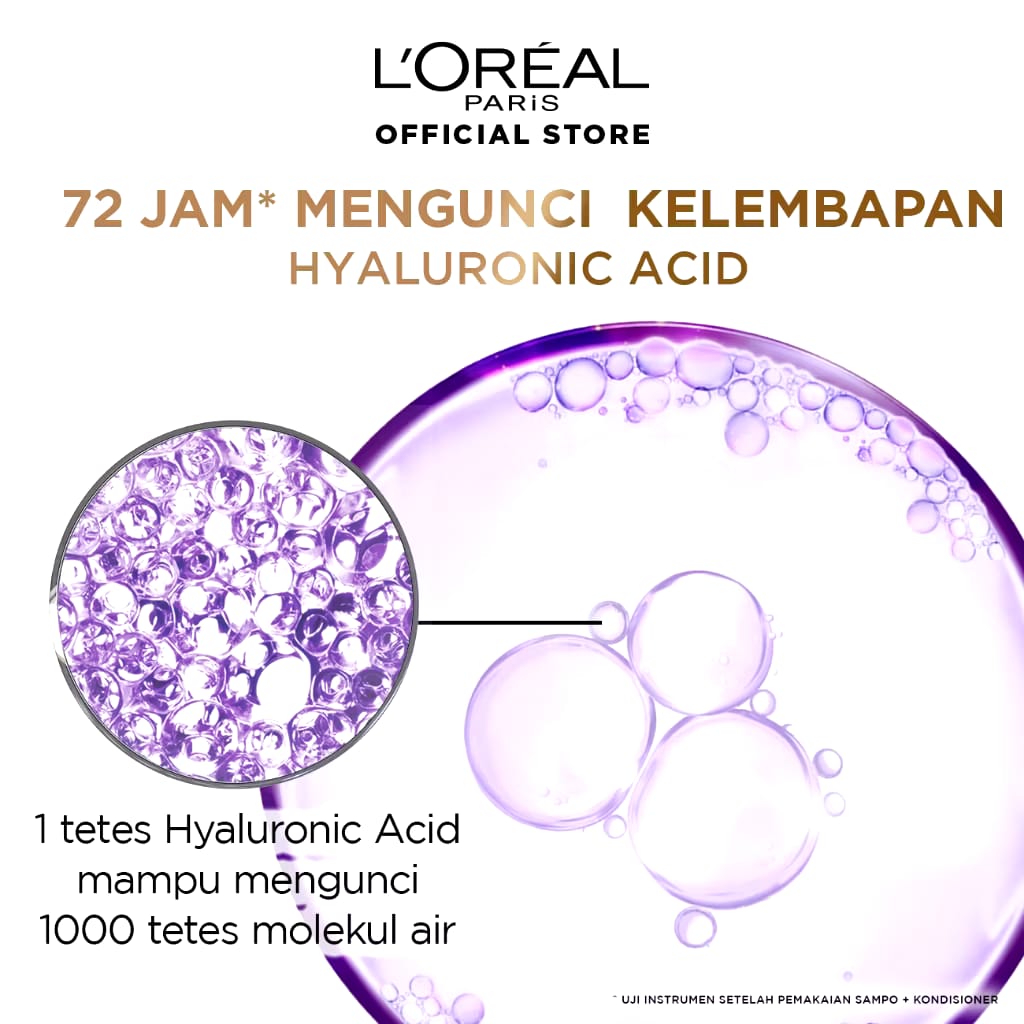 L'Oreal Indonesia L’Oréal Paris Hyaluron Moisture Hair Hydra Filling Night Cream