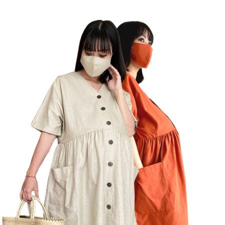 Maternity Casual Button Dress