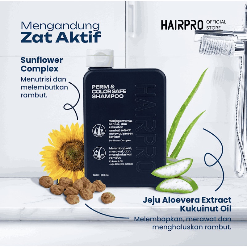 HAIRPRO Perm & Color Safe Shampoo 4