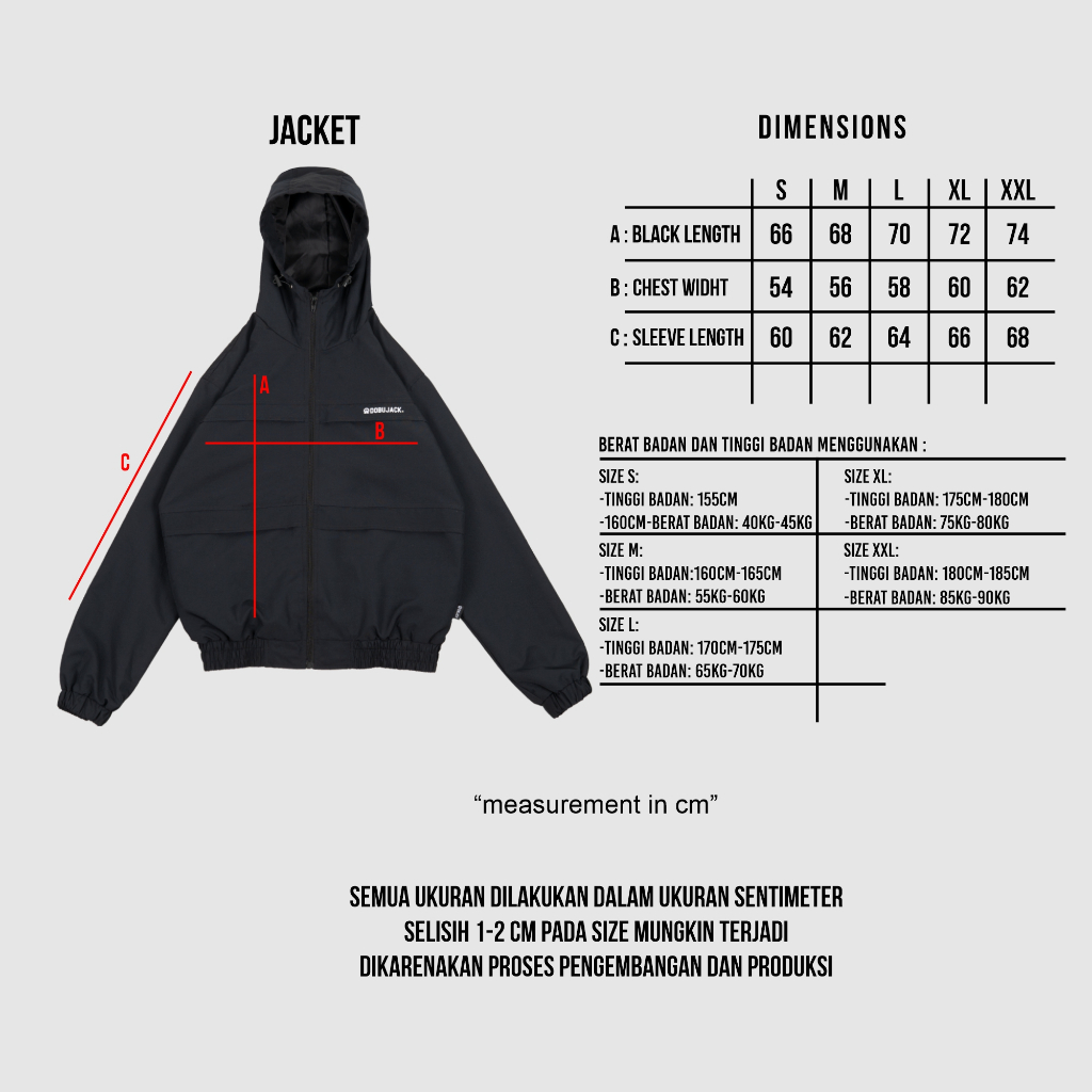 Dobujack Dobujack Jacket Reversible Holly Black