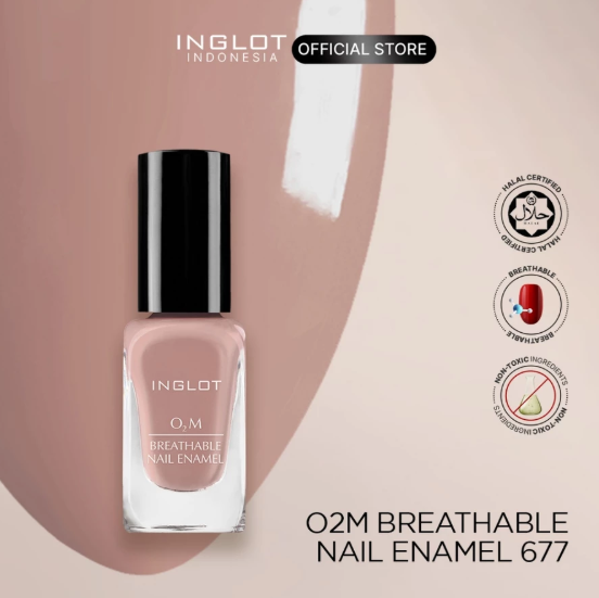 INGLOT INGLOT O2M Breathable Nail Enamel Soft Matte