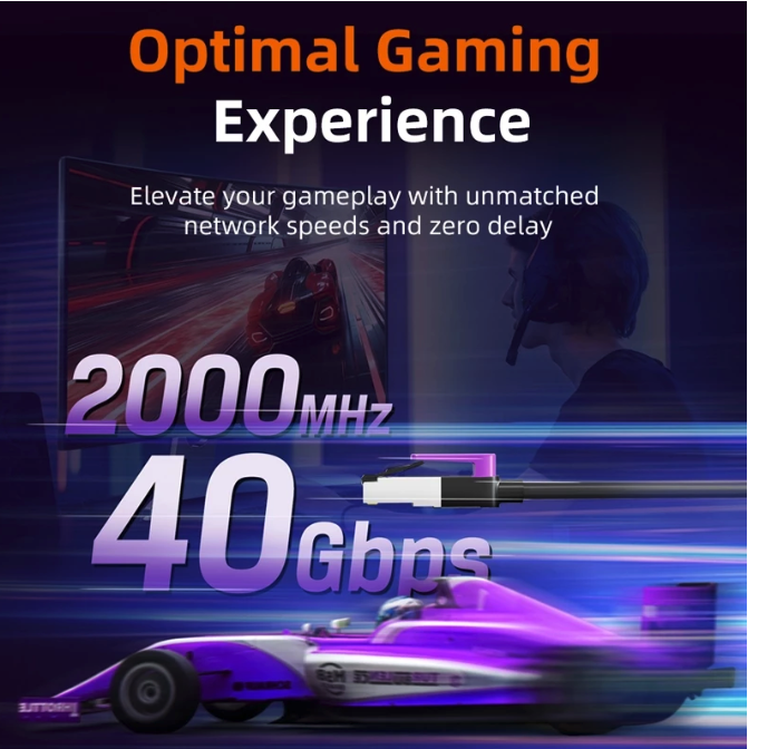 Ningbo Cabletime Electronics CABLETIME CAT8 SSTP Ethernet Cable