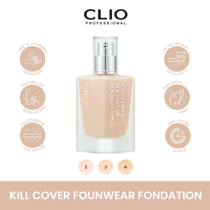 CLIO ｜ Kill Cover Founwear Foundation