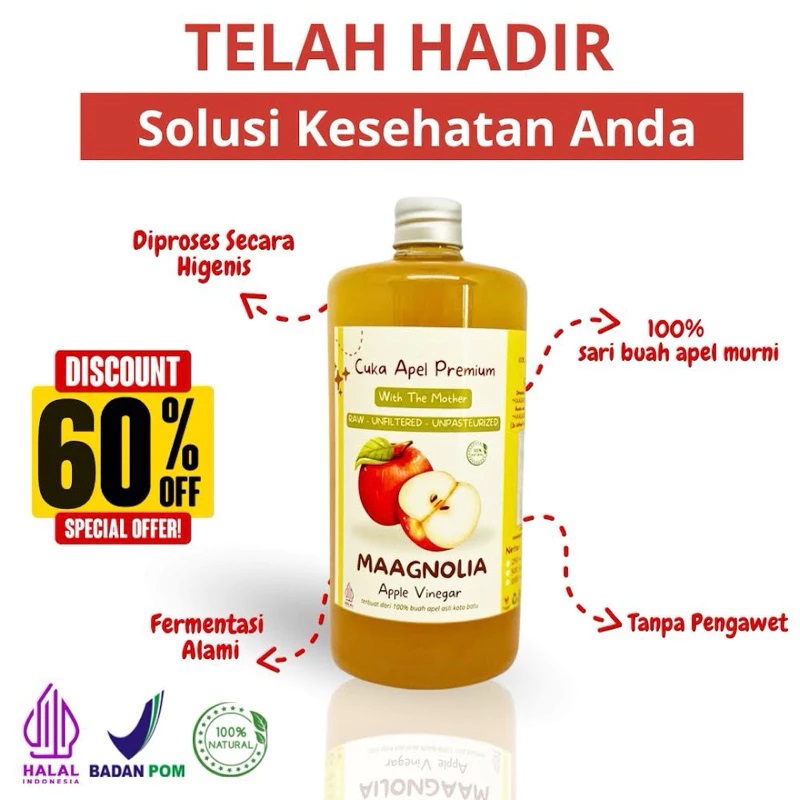 Petani Lemon Jaya Maagnolia Cuka Apel 