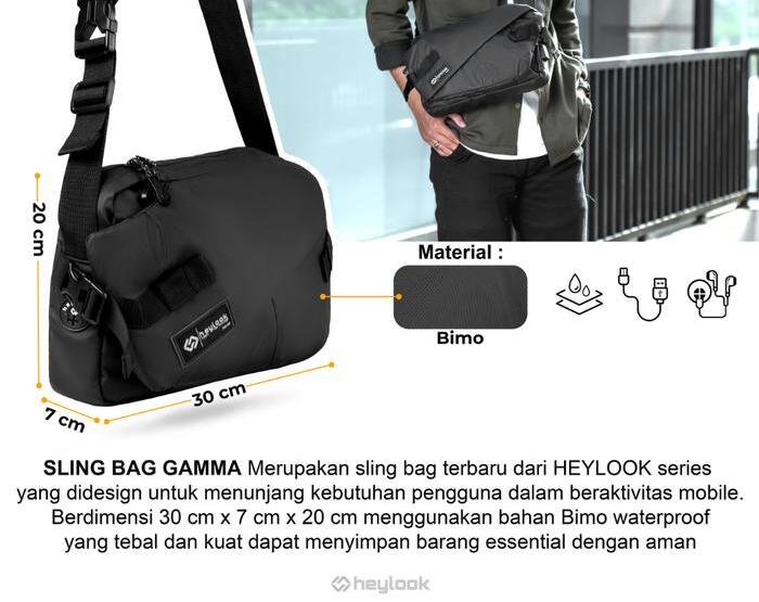  Heylook Gamma Sling Bag
