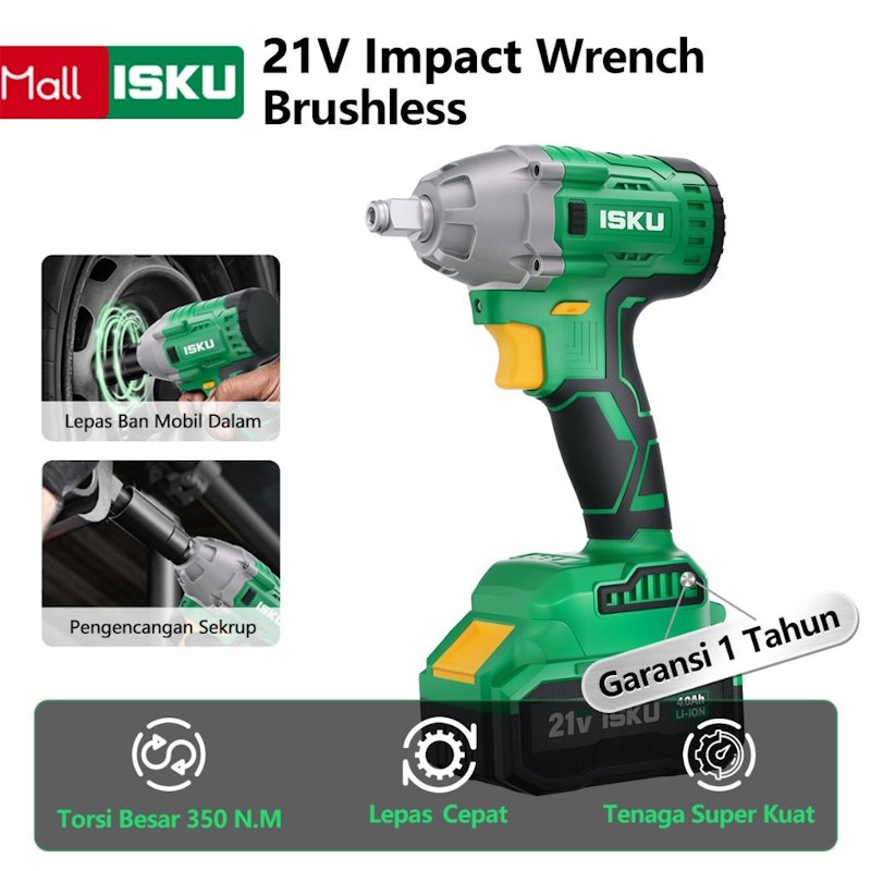 ISKU Impact Wrench 21V 5