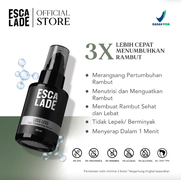  ESCALADE Loss Less Hair Thickening Serum