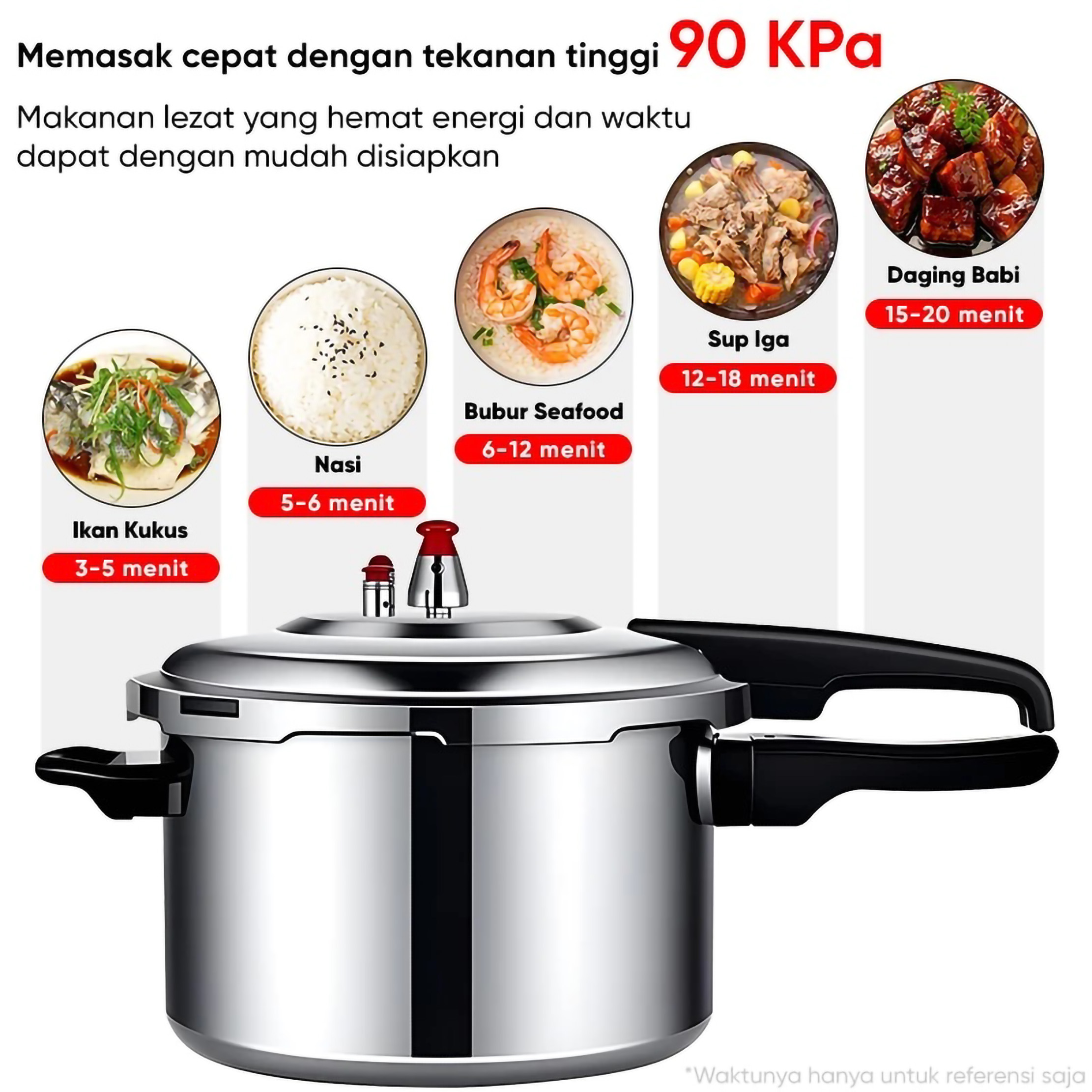 Uphome Uphome Panci Presto Alumunium 4 liter