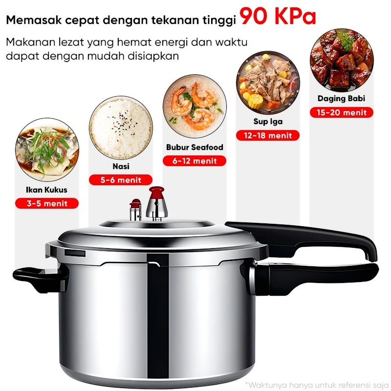 Uphome Panci Presto Alumunium 4 liter 3