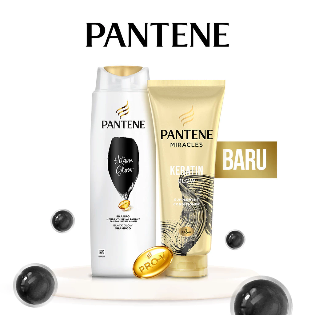 Procter & Gamble Pantene Kondisioner Pro Vitamin Hitam Glow