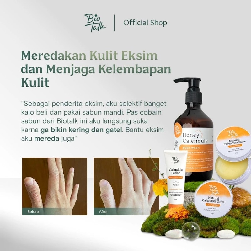 Biotalk Honey Calendula Body Wash 3