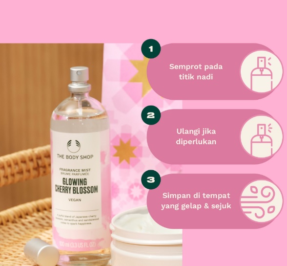 Glowing Cherry Blossom Fragrance Mist  3