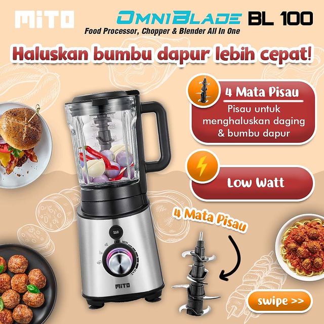 MITO Electronic MITO Food Processor Omni Blade BL100