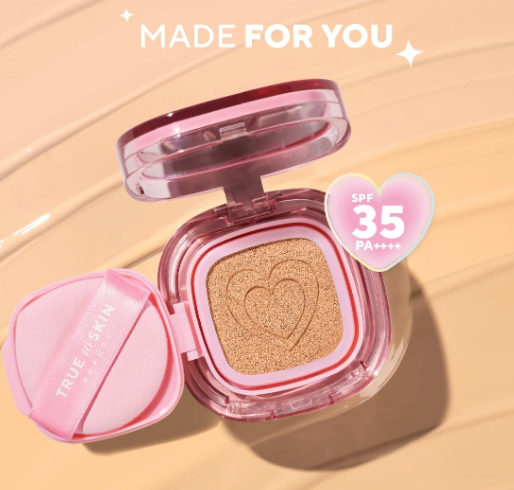 Triniti Tunggal Abadi True To Skin Skinlike Porefecting Cushion 04 Croissant