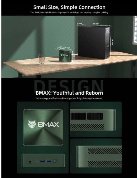 BMAX Mini PC Intel Core i3 1000NG4   B6 PLUS