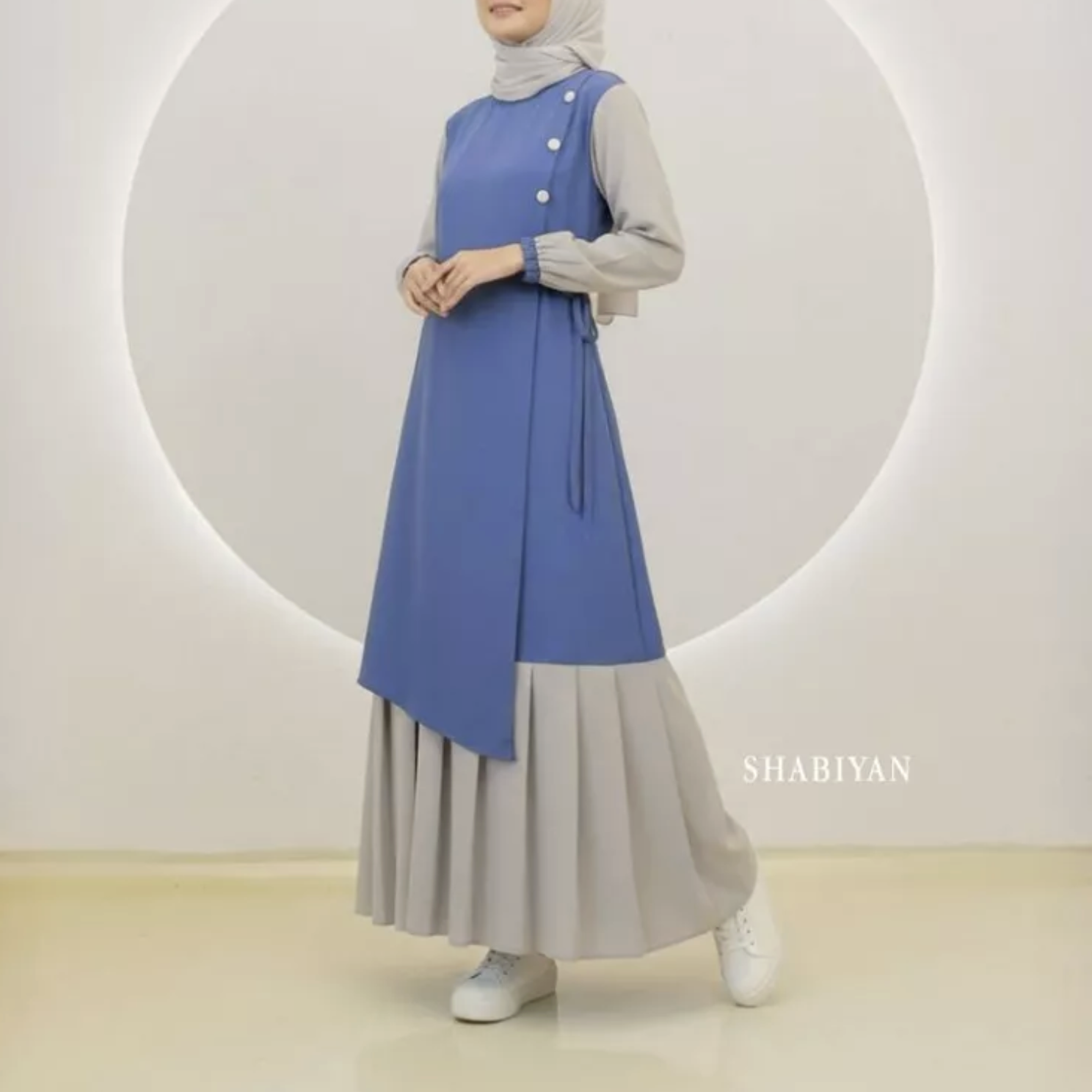  Shabiyan Gamis Wanita Polos 391
