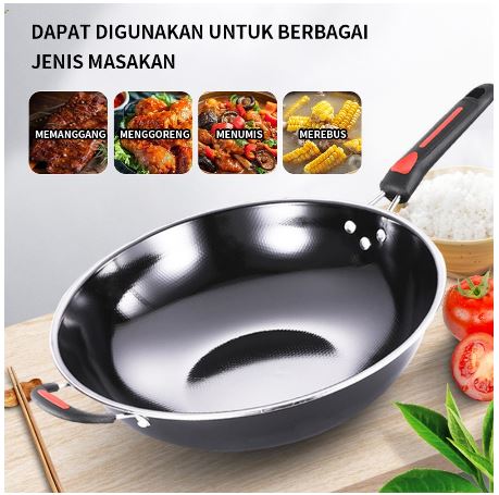 Selalu Sukses Prima GM Bear Wajan Penggorengan Enamel 1069