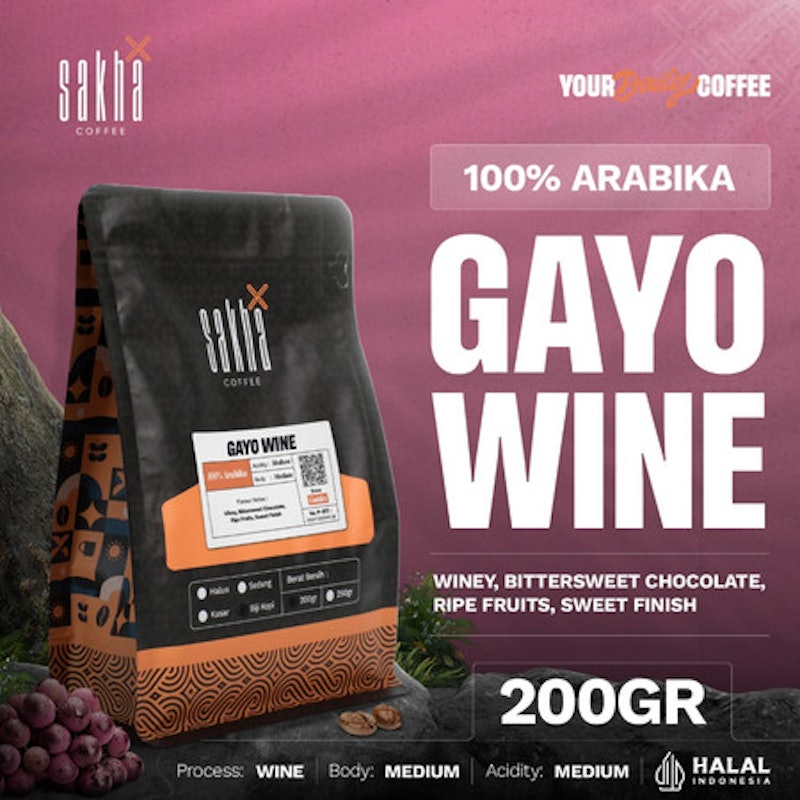 Sakha Coffee Kopi Gayo Wine Arabika 2